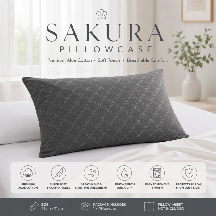 Sakura Pillow Case